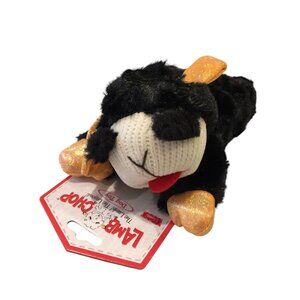 Lamb Chop Orange Metallic Halloween Plush Squeak 8" Dog Toy